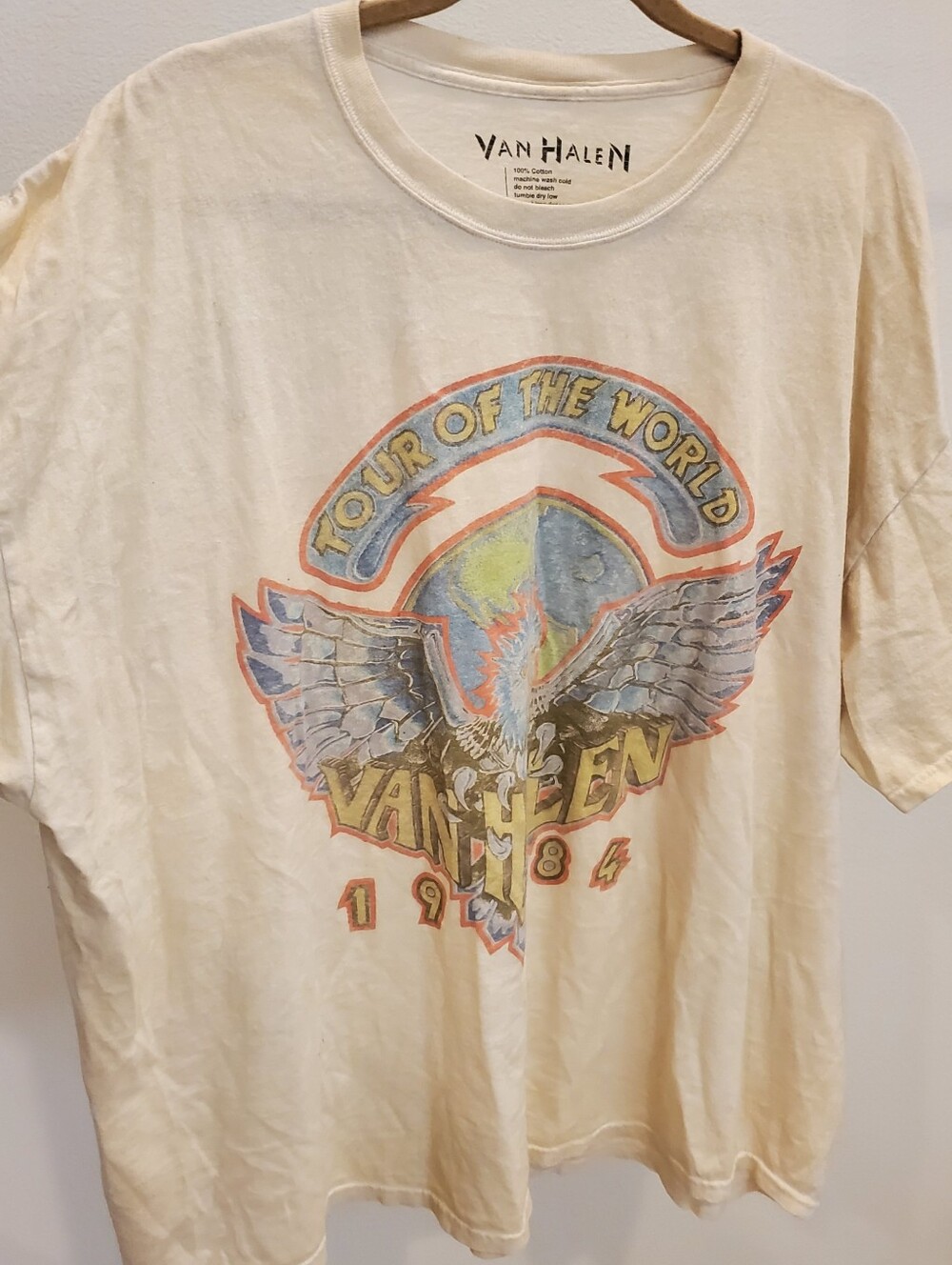 VAN HALEN 'Tour of the World' Graphic Band Tee